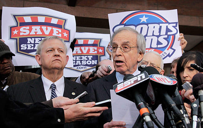 Mediator L. Scot Beckenbaugh (left) worked a miracle in bringing the warring parties together for a deal.
